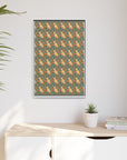 Blooming Goldie Glam Matte Canvas, Framed