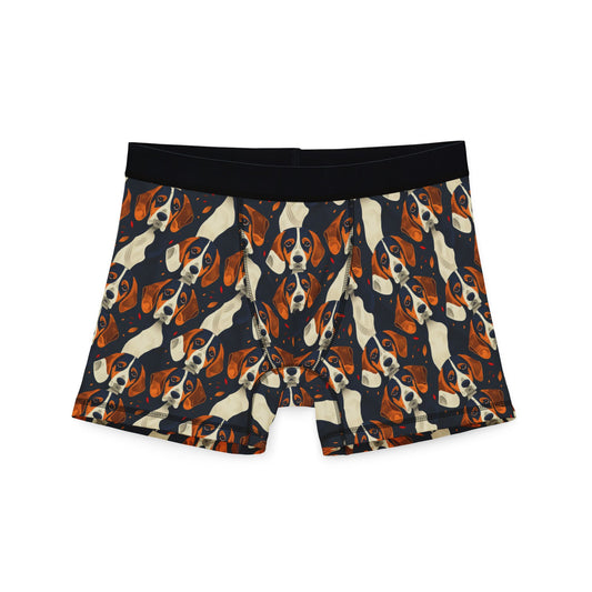 Beagle Glimmer Gaze Glamour Men's Boxers