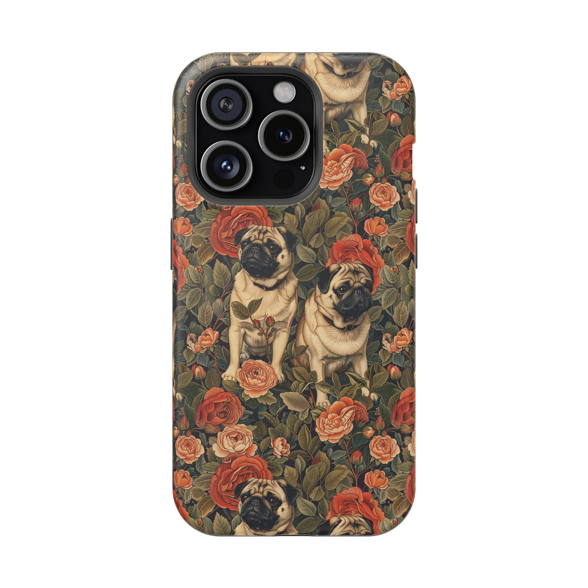 Blooming Pug Paradise Magnetic Tough Cases