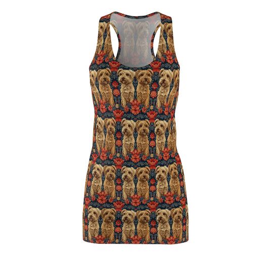 Yorkie Charm Twins Women's Racerback Dress