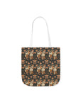 Beagle Blossom Bonanza Canvas Tote Bag