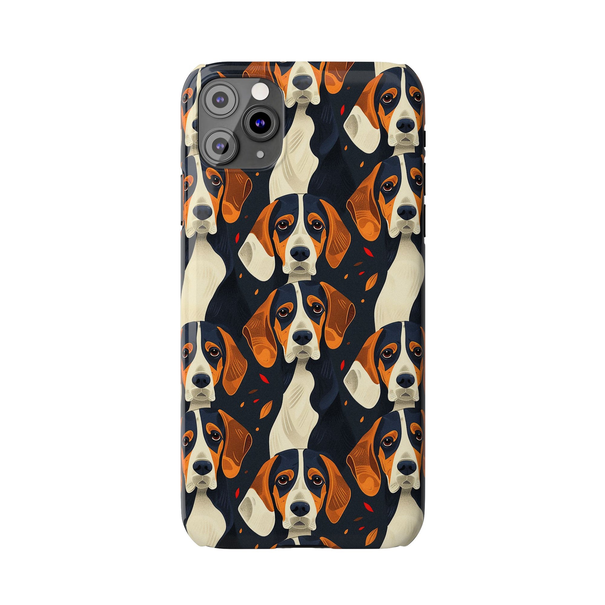 Beagle Glimmer Gaze Glamour Slim Phone Cases