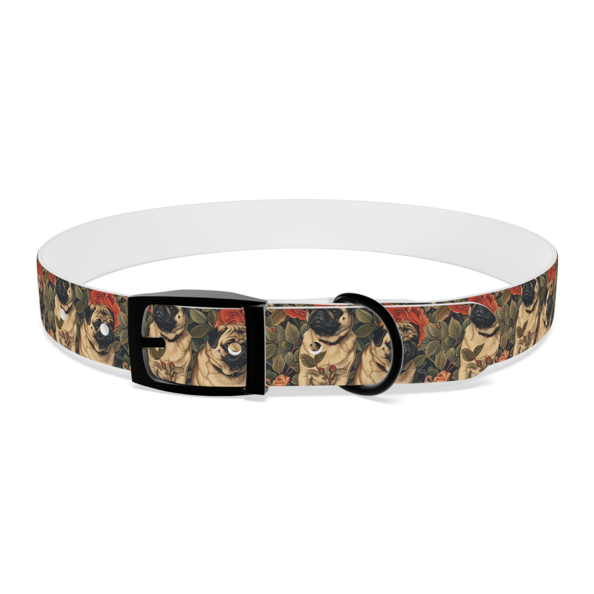 Blooming Pug Paradise Dog Collar