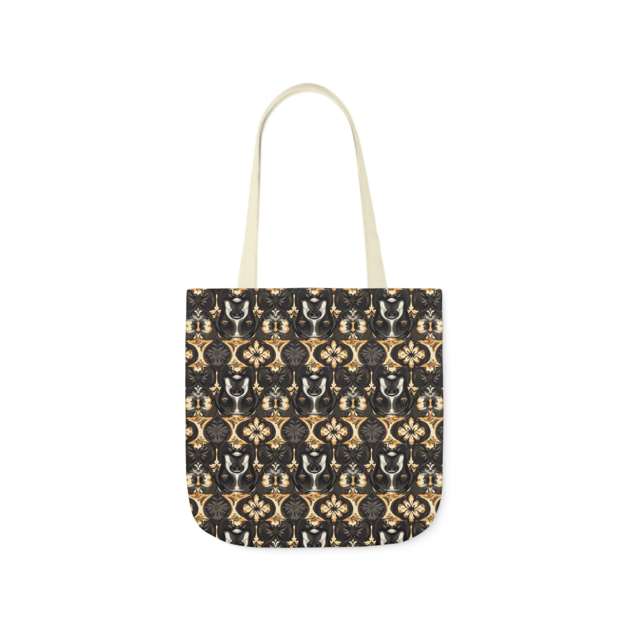 Manor Pup Boxer Royale Canvas Tote Bag