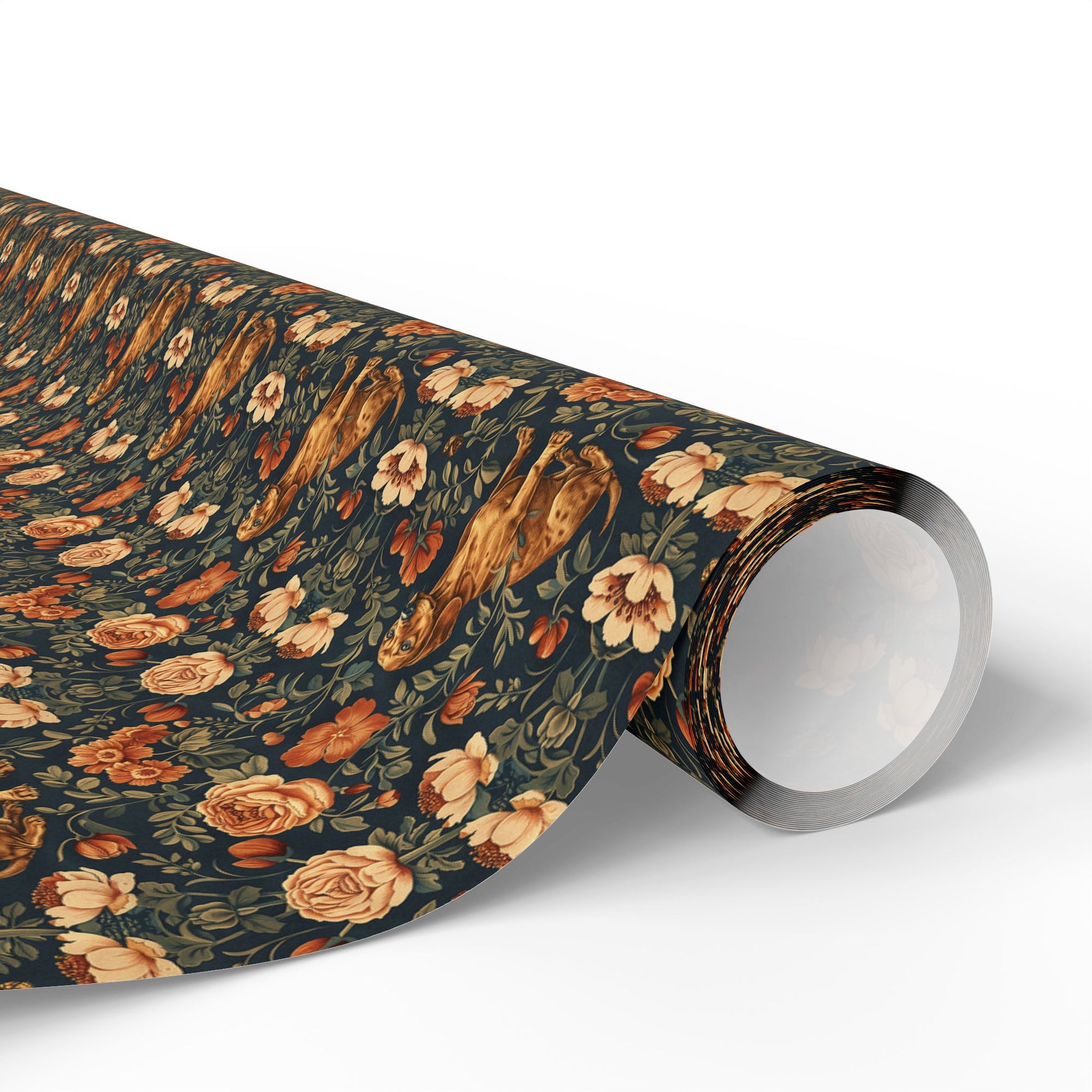 Dazzling Dachsund Blossoms &amp; Foliage Wrapping Paper