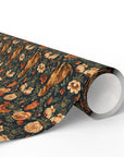 Dazzling Dachsund Blossoms & Foliage Wrapping Paper