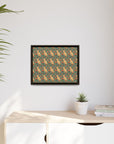 Blooming Goldie Glam Matte Canvas, Framed