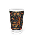 Dapper Dachshund Embroidery Elegance Pint Glass