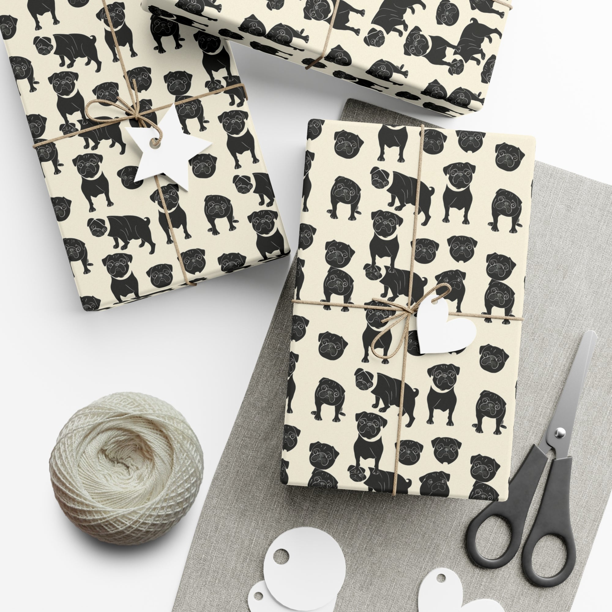 Puggie Pout Perfection Gift Wrap Papers