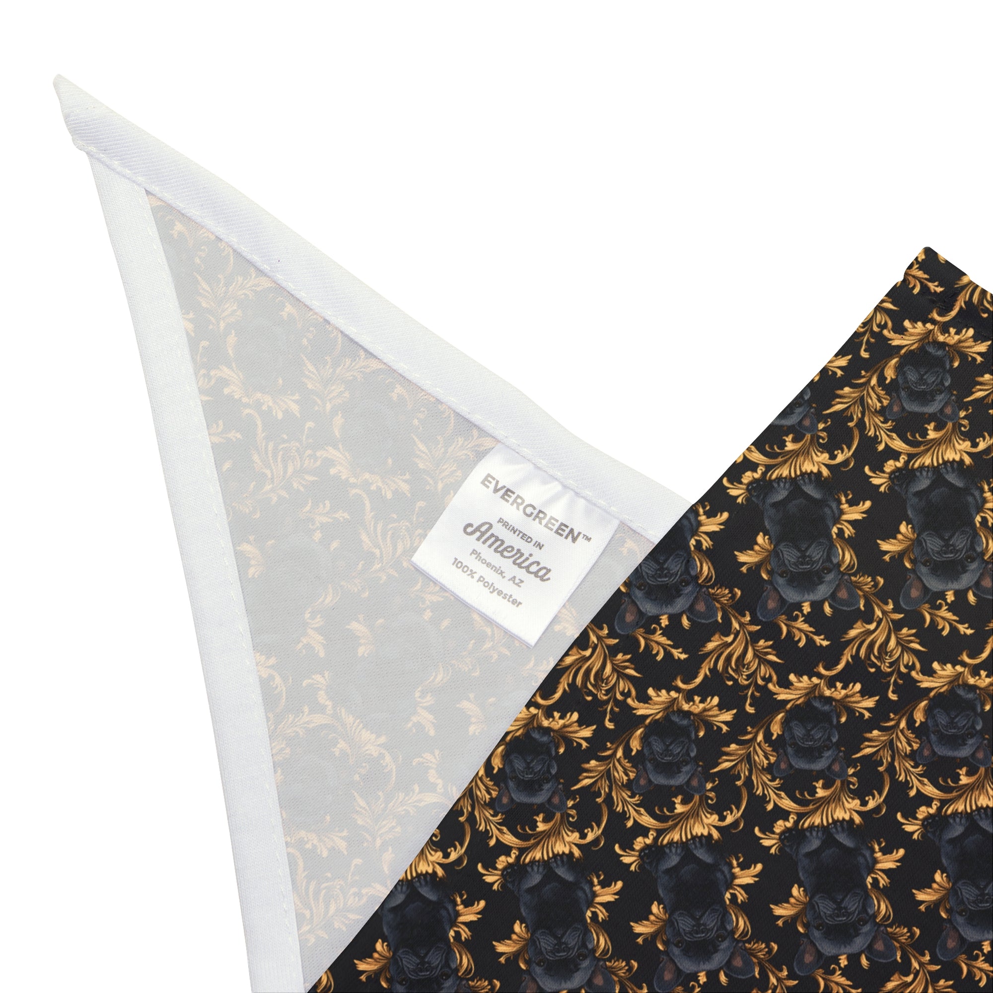 Regal Frenchie Noir Elegance Pet Bandana