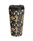 Manor Pup Boxer Royale Stainless Steel Travel Mug