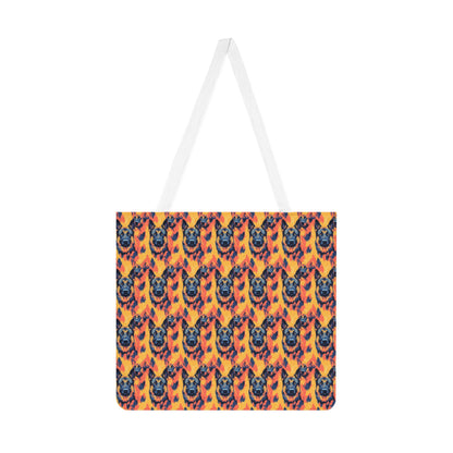 Impressionistic German Shepherds Shoulder Tote Bag