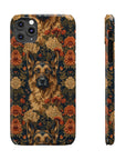 WhimsiWooly Shepherd Spritz Slim Phone Cases