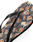 Blooming Bulldog Beauty Flip Flops