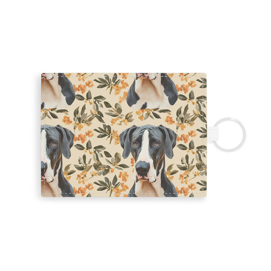 Majestic Great Dane Meadow Leather Card Holder