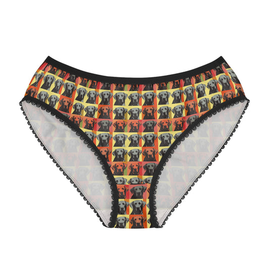 Whimsical Warhol Labrador Women's Briefs