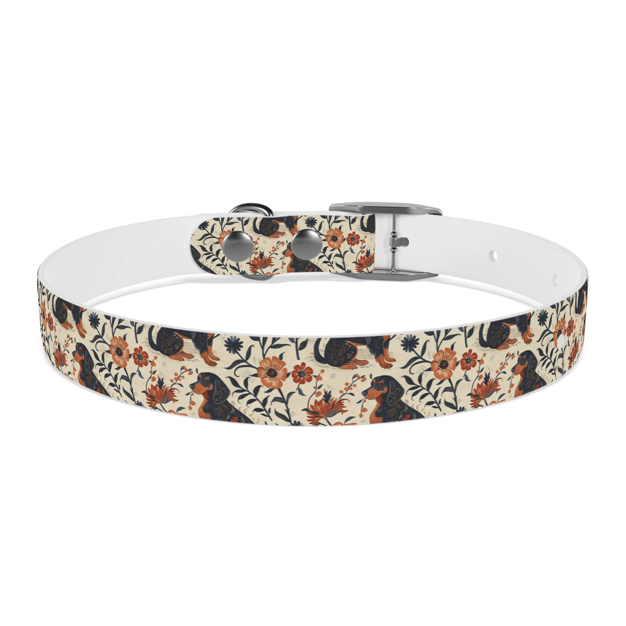 Blossoming Dachshunds Delight Dog Collar