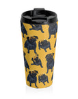 Puglet Posh Paradise Stainless Steel Travel Mug