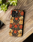 Golden Pawsatronic Tapestry Slim Phone Cases