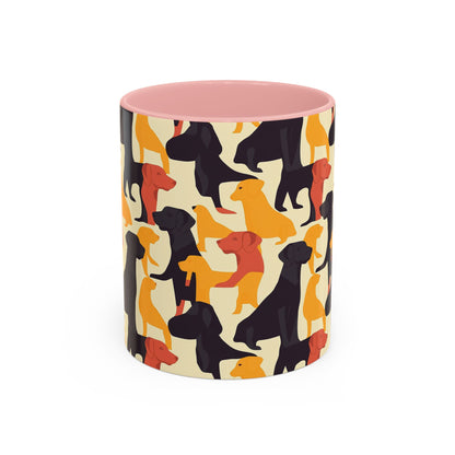 Modern Charm Labrador Chic Accent Coffee Mug