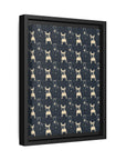 Frenchie Celestial Soar Matte Canvas, Framed