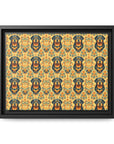 Royal Rottie Regalia Matte Canvas, Framed