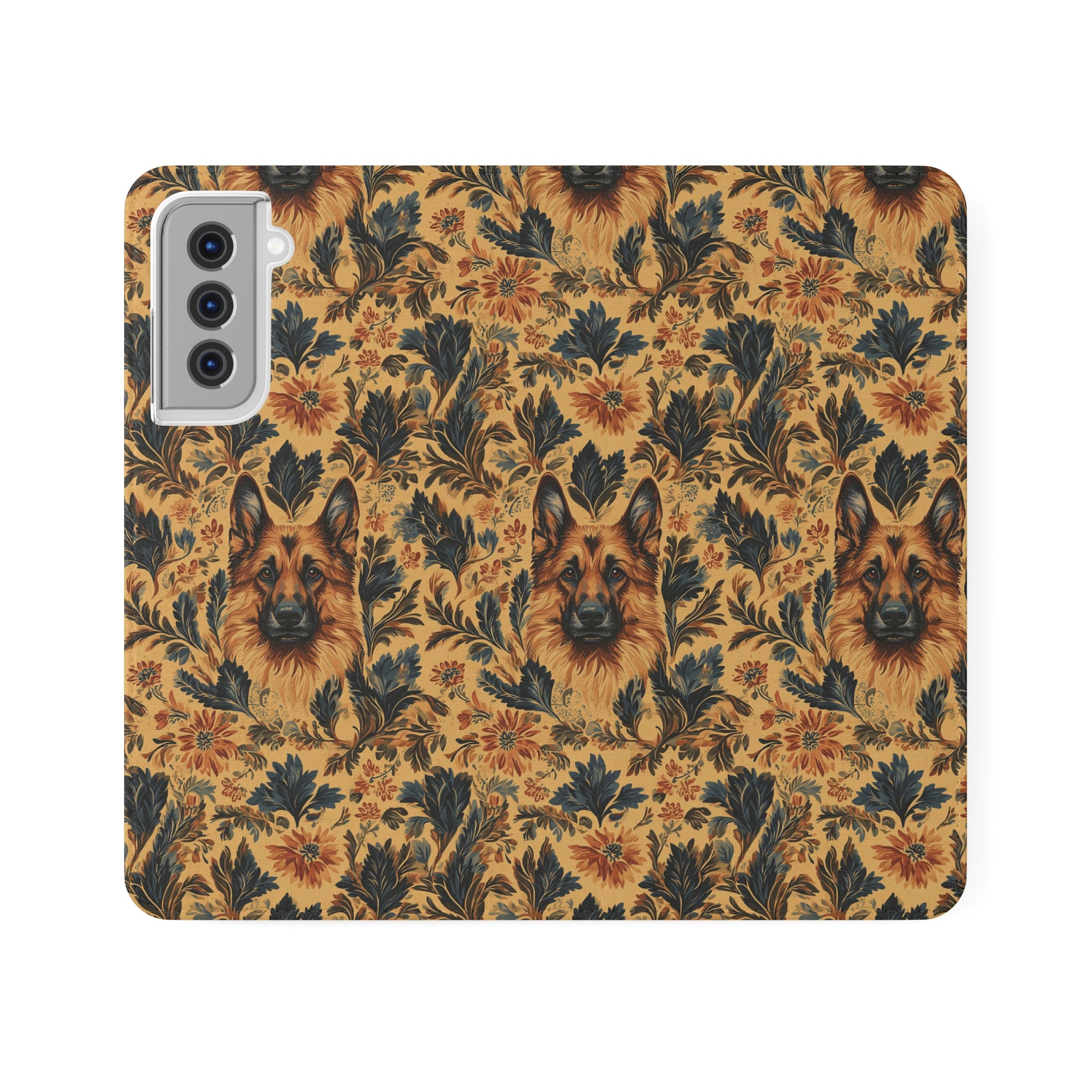 Autumnal German Shepherd Glamour Flip Cases