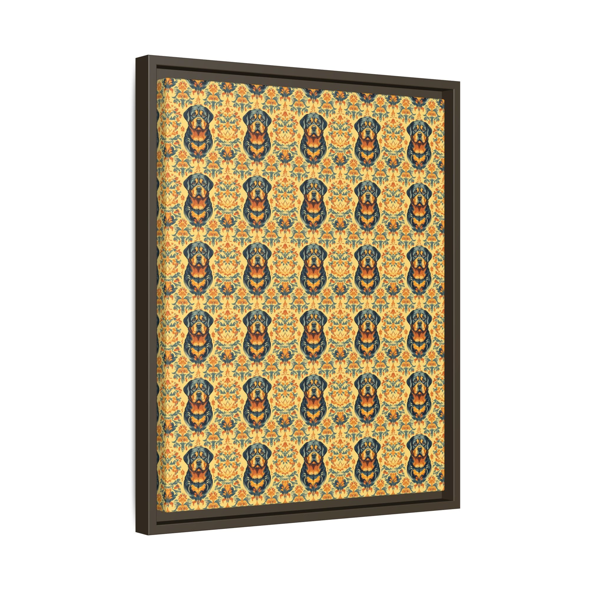 Royal Rottie Regalia Matte Canvas, Framed