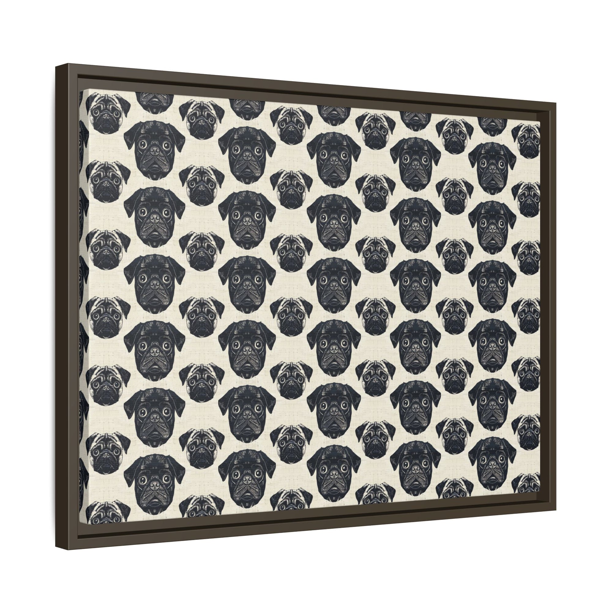 Pugalicious Enchantment Matte Canvas, Framed