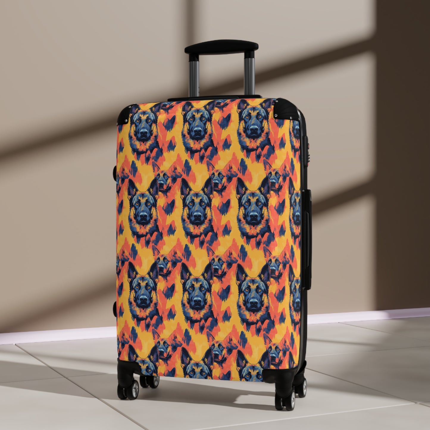 Impressionistic German Shepherds Suitcase