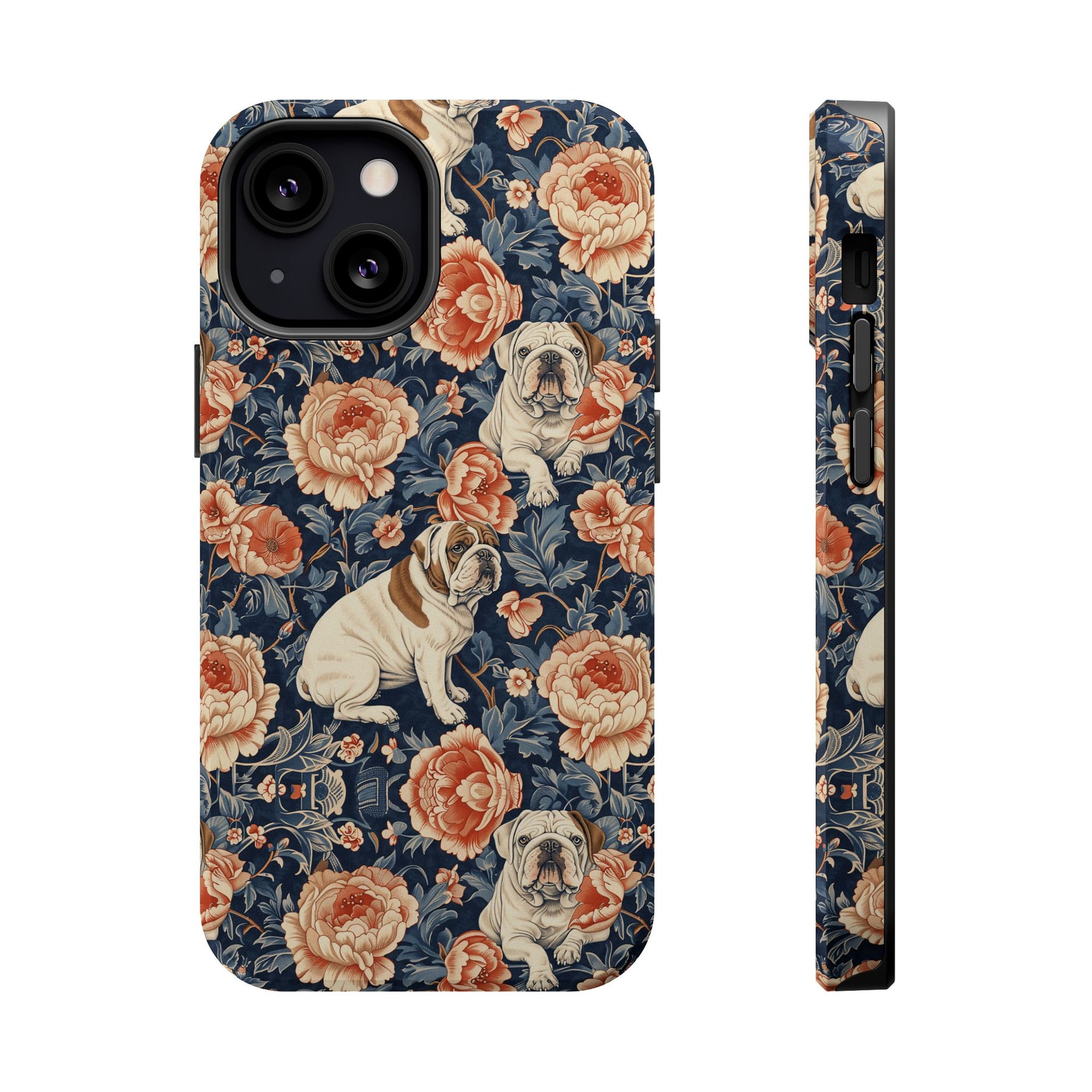 Blooming Bulldog Beauty Magnetic Tough Cases