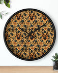 Autumnal German Shepherd Glamour Wall Clock