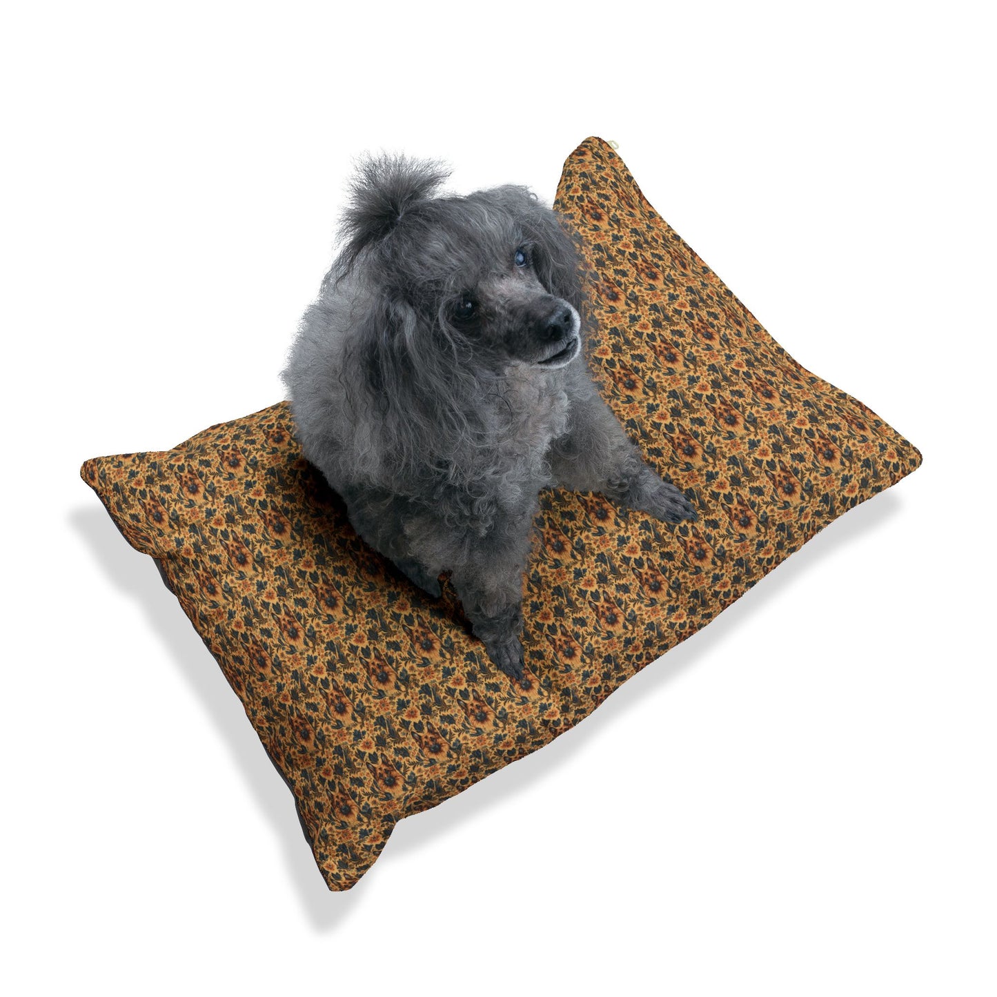 Autumnal German Shepherd Glamour Pet Bed