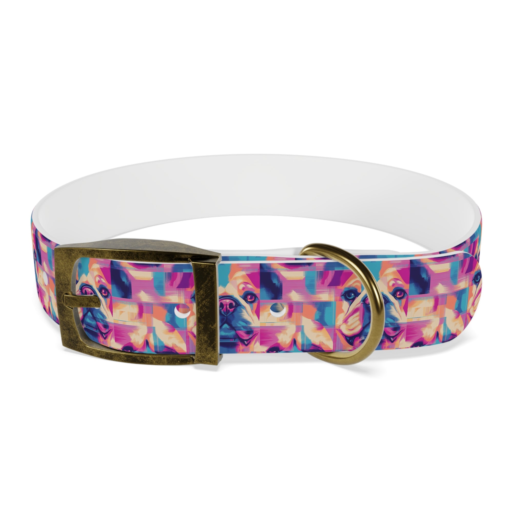 Dazzling Bulldog Chic Dog Collar