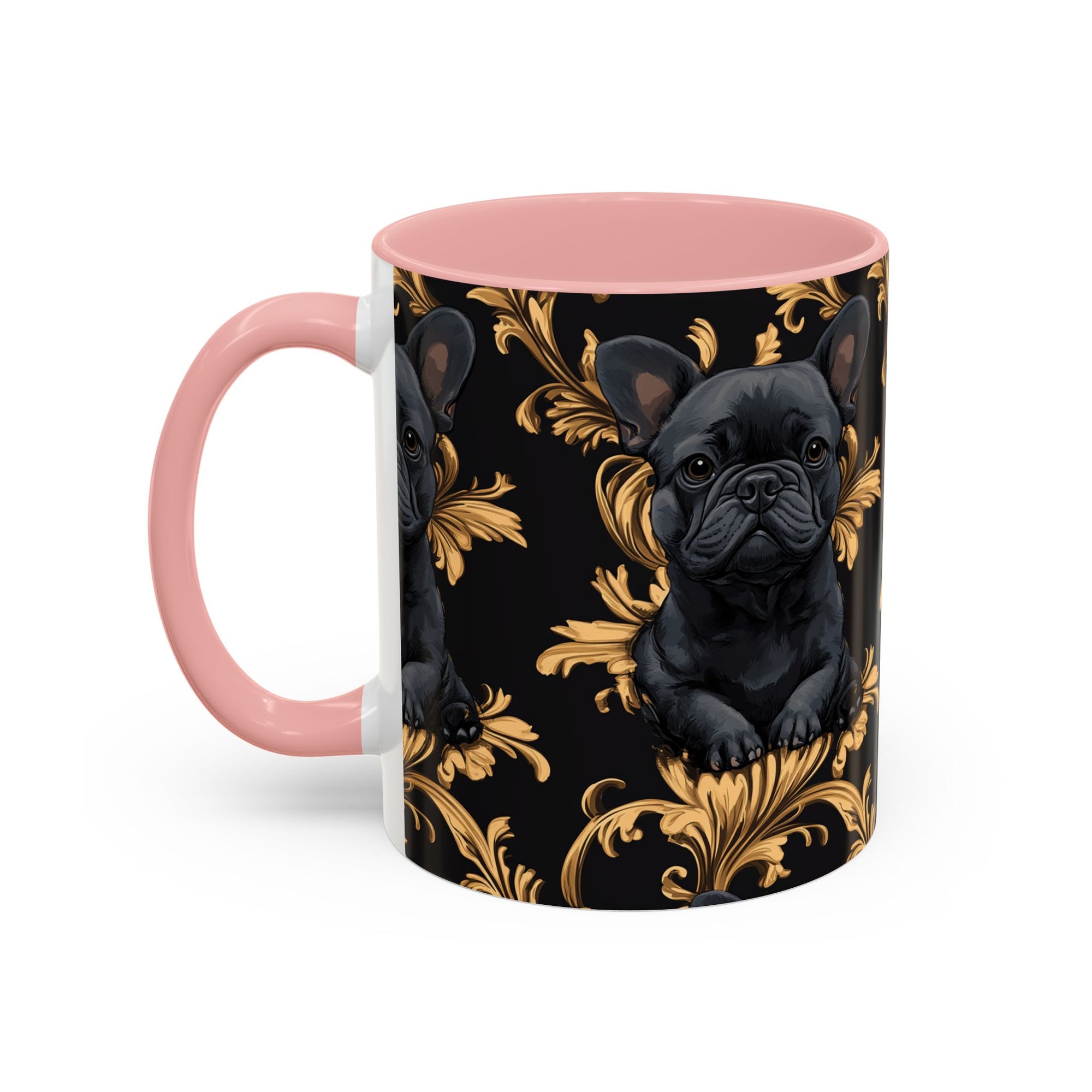 Regal Frenchie Noir Elegance Accent Coffee Mug