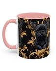 Regal Frenchie Noir Elegance Accent Coffee Mug