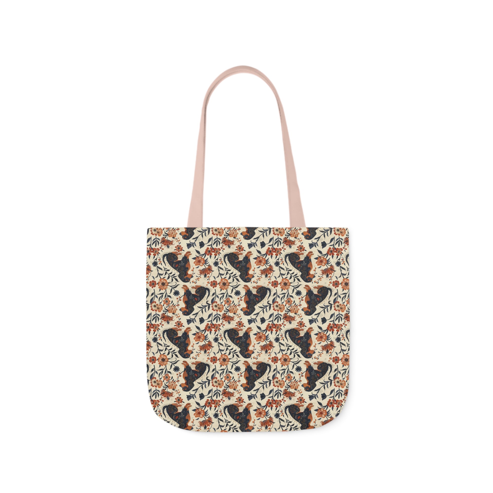 Blossoming Dachshunds Delight Canvas Tote Bag