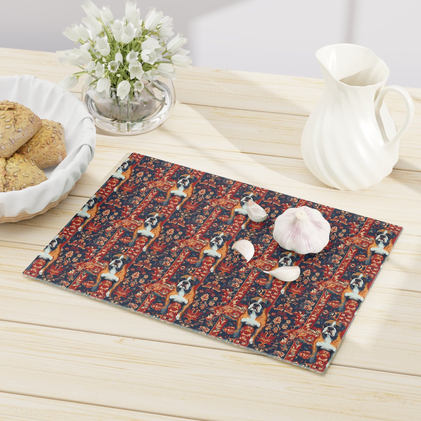 Boxer Blossom Tapestry Delight Cutting Board