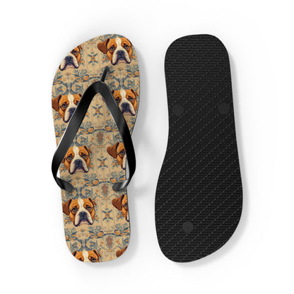 Bowtie Boxer Bliss Flip Flops