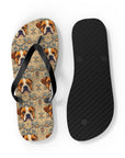 Bowtie Boxer Bliss Flip Flops