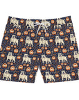 Bulldog Blossom Bonanza Men's Mid-Length Swim Shorts