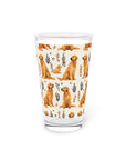 Golden Glamour Paws - Luxe Licks for Regal Retrievers Pint Glass