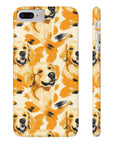 Golden Glitz 'n Glamour Woofwear Slim Phone Cases