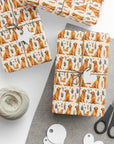 Golden Glamour Paws - Luxe Licks for Regal Retrievers Wrapping Paper