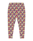 Glitchy Bulldog Blitz Plus Size Leggings