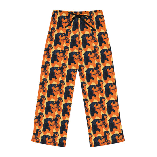 Rottweiler Chic Pawsitivity Women's Pajama Pants