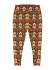 Golden Pawsatronic Tapestry Plus Size Leggings