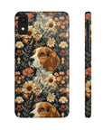 Beagle Blossoms Slim Phone Cases