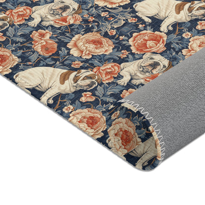 Bulldog Elegance Heritage Rug- William Morris Inspired Area Rug