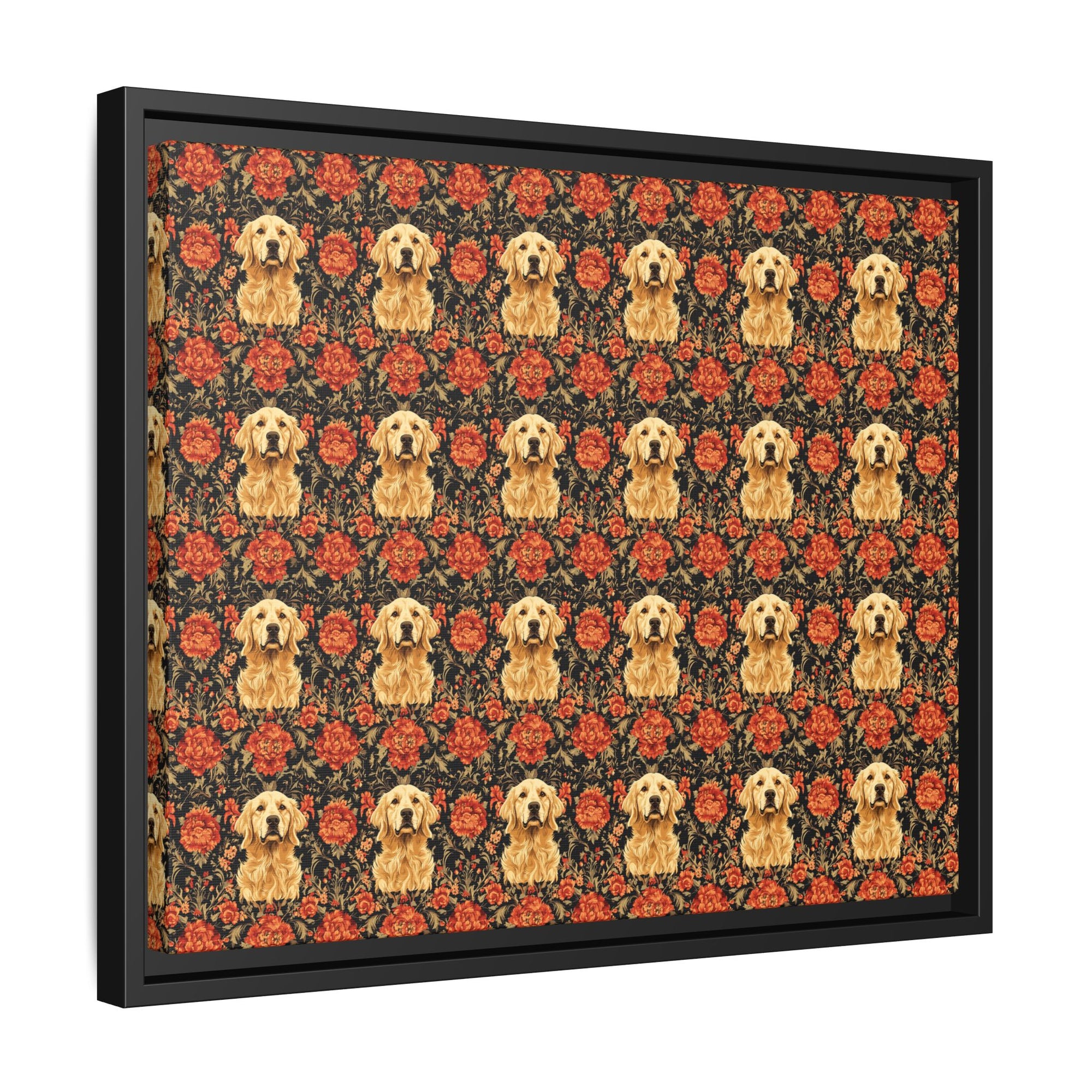 Golden Pawsatronic Tapestry Matte Canvas, Framed